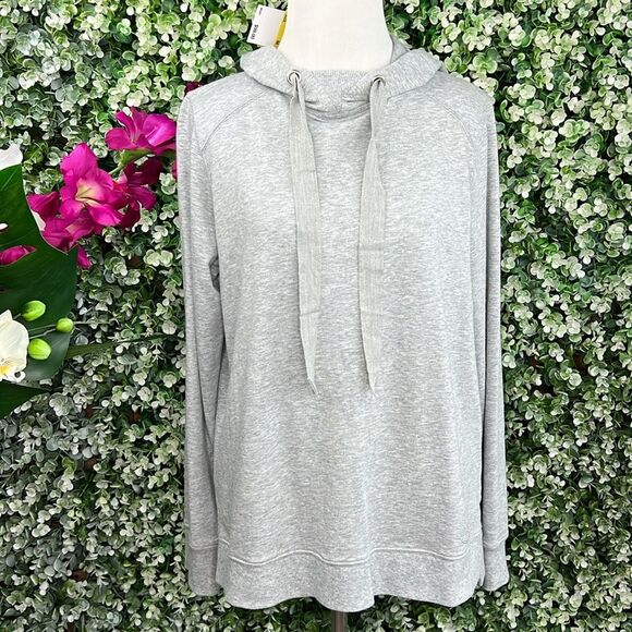 Michael Kors Heather Gray Light Hooded Jacket NWT - Picture 1 of 9